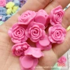18mm macaron-colored rose DIY cream glue handmade material, phone case material, children's beaded accessories Application Scenario